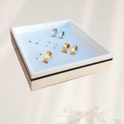 BANDEJA ALIANZAS – 205X40x205 mm.