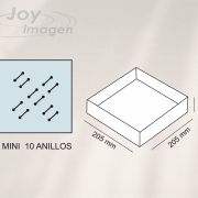BANDEJA ALIANZAS – 205X40x205 mm.